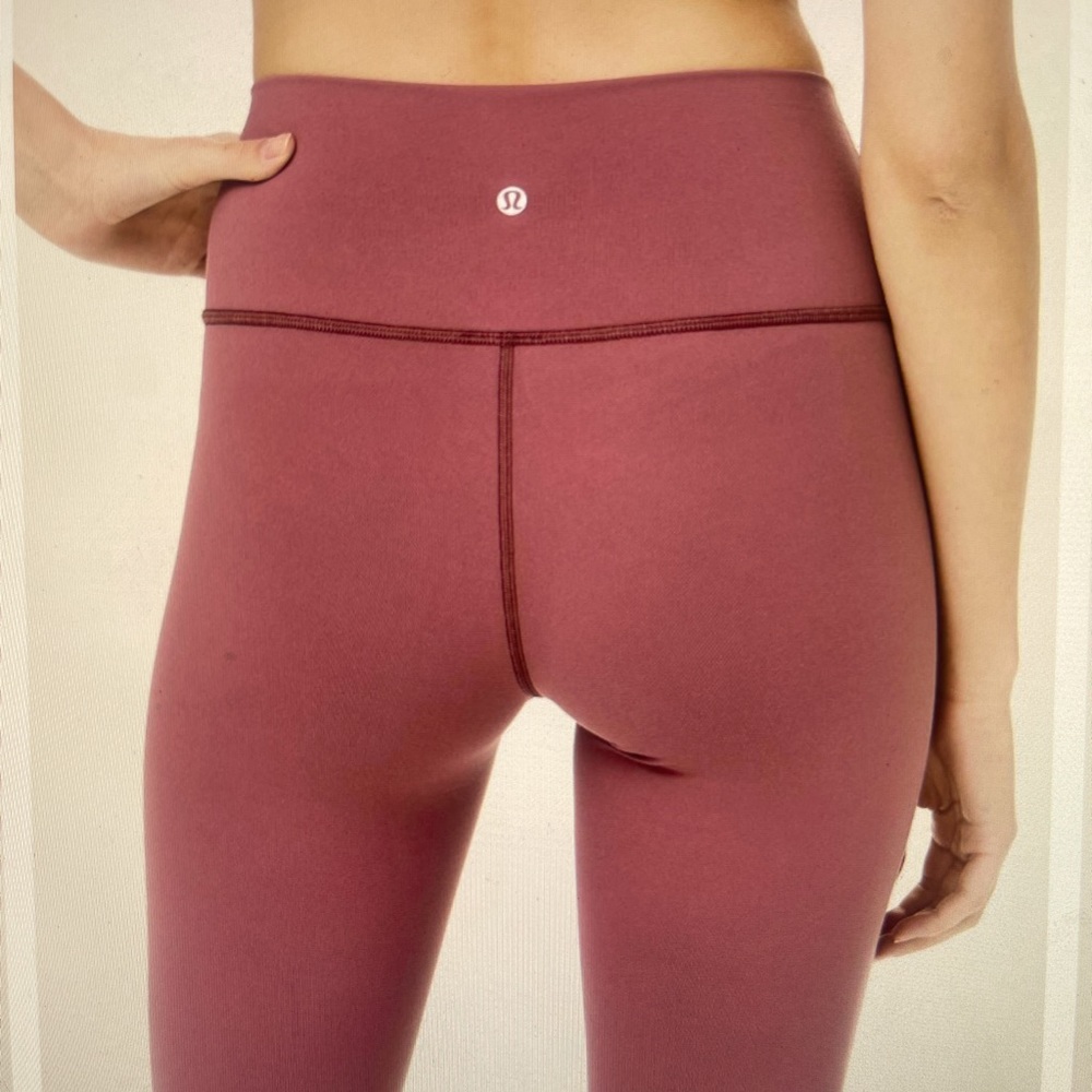 Lululemon Wunder Under Hi-Rise Tight size 10 in Misty Merlot. BNWOT.